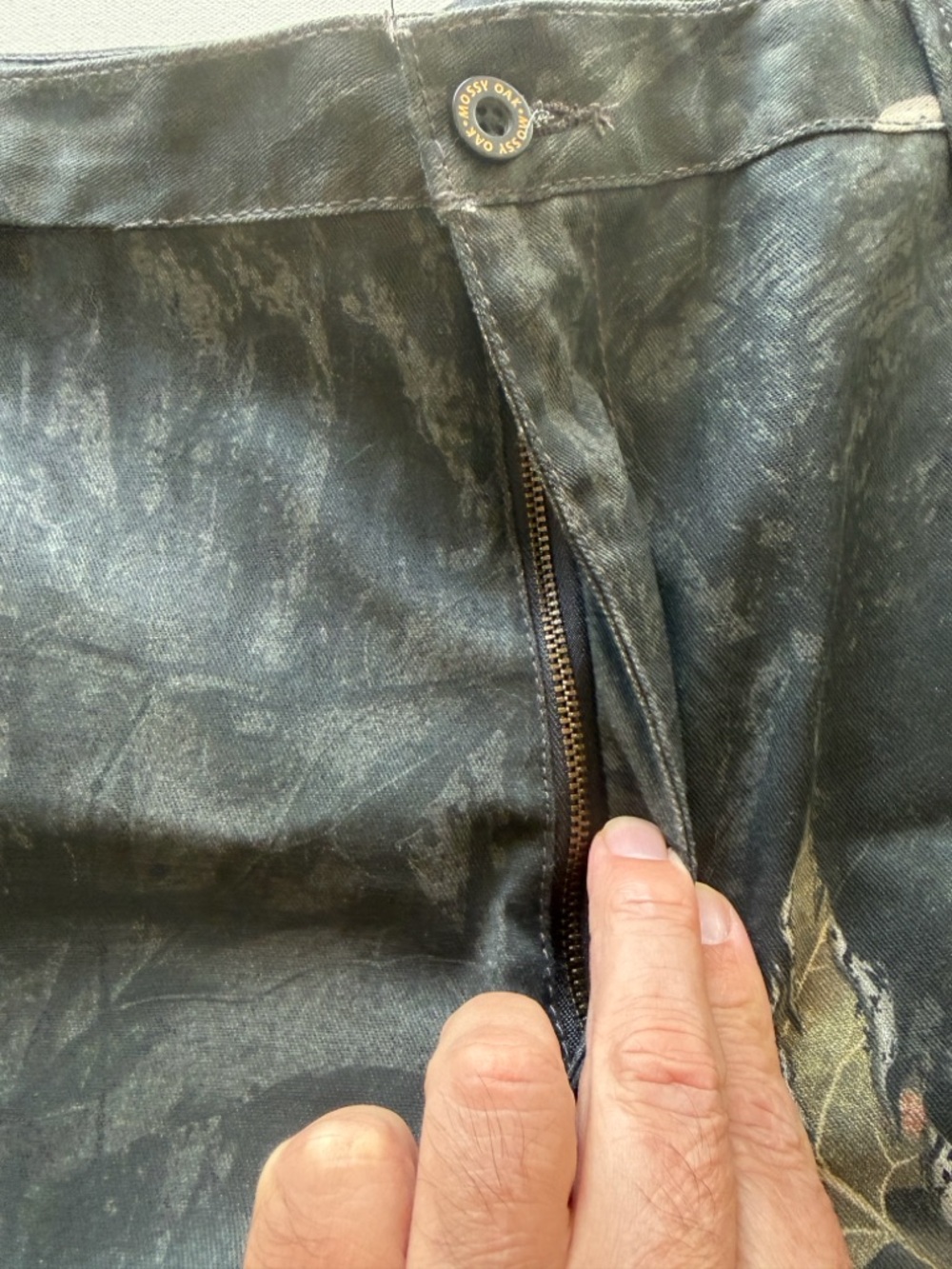 NWT Men's Mossy Oak Camouflage Cargo Pants in Dark Gray and Brown 2XL 44/46 (KB4 - Picture 8 of 8